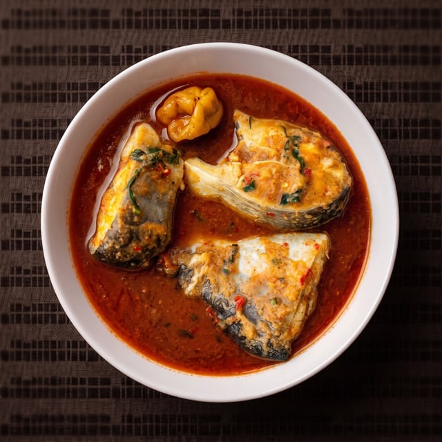Steamed Fish Pepper Soup.