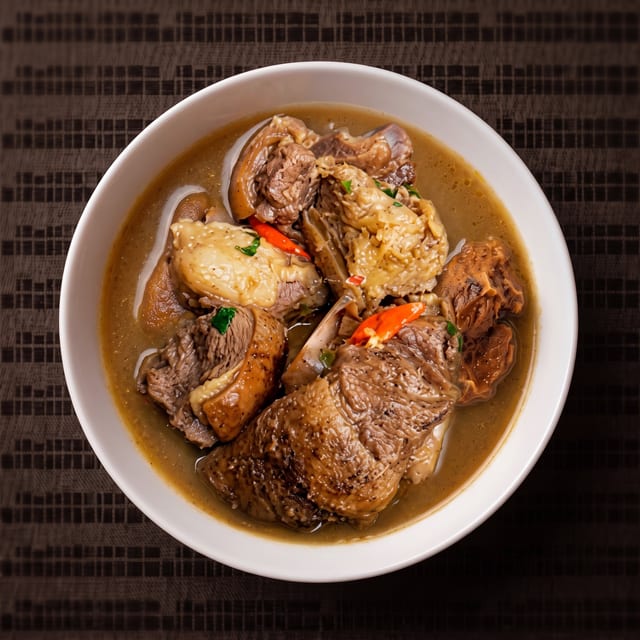 Goat Meat Pepper Soup.