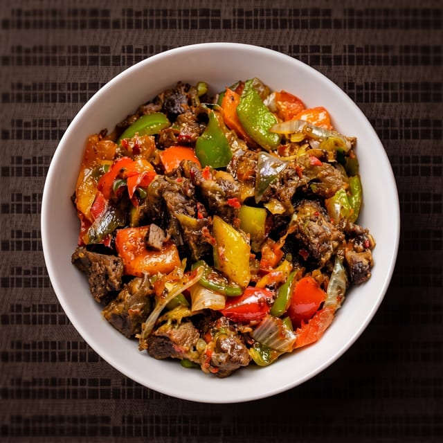 Spicy Goat Meat.