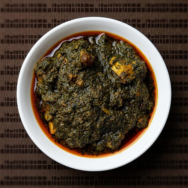 Cassava Leaf Soup.