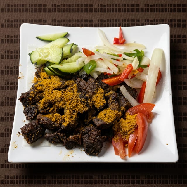 Beef Suya.