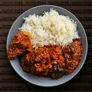 Chicken Stew With Fufu & Meat